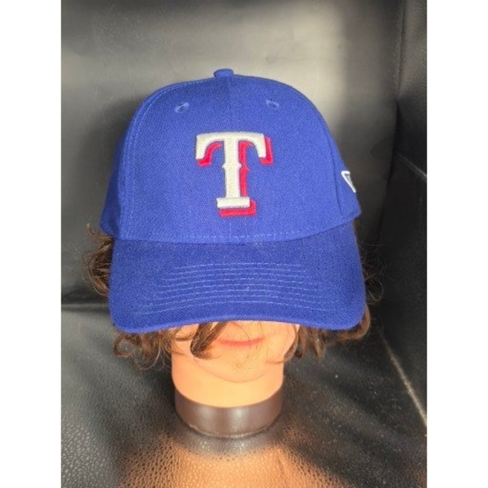 Texas Rangers New Era 39THIRTY Hat Royal Blue Stretch Fit Cap Large XL MLB
